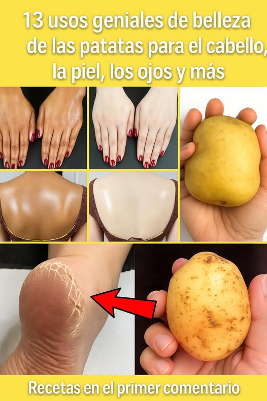 Usos de las patatas en belleza