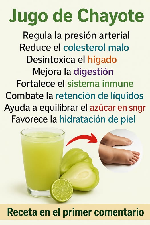 Beneficios del Jugo de Chayote