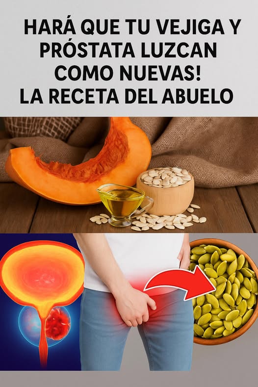 Ingredientes para la salud de la vejiga y próstata