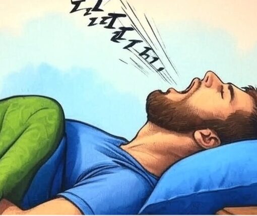 Dibujo de una persona durmiendo