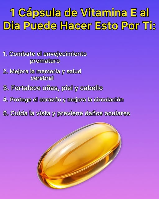 Beneficios de la vitamina E