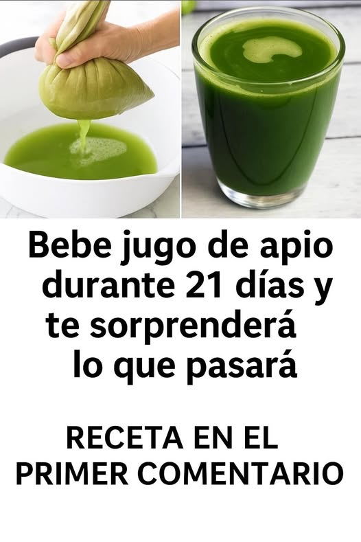 Preparación del Jugo de Apio