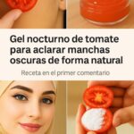 Adiós a las Manchas Oscuras: Gel Nocturno de Tomate Natural