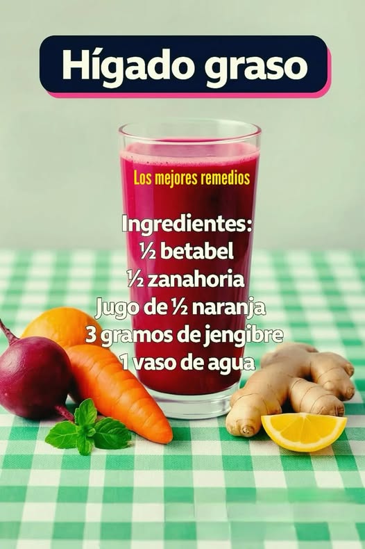 Jugo Natural para Depurar el Hígado Graso