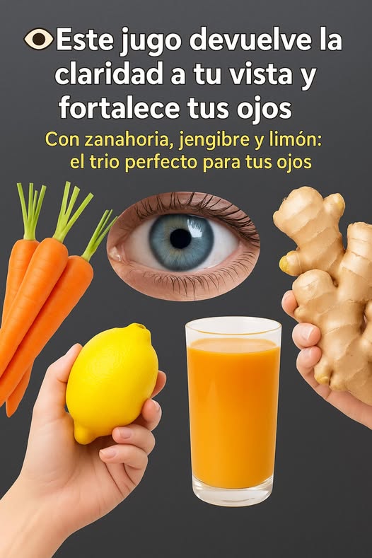 Jugo de Zanahoria, Jengibre y Limón