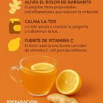 Infusión Natural para Combatir el Resfriado: Jengibre, Miel y Limón