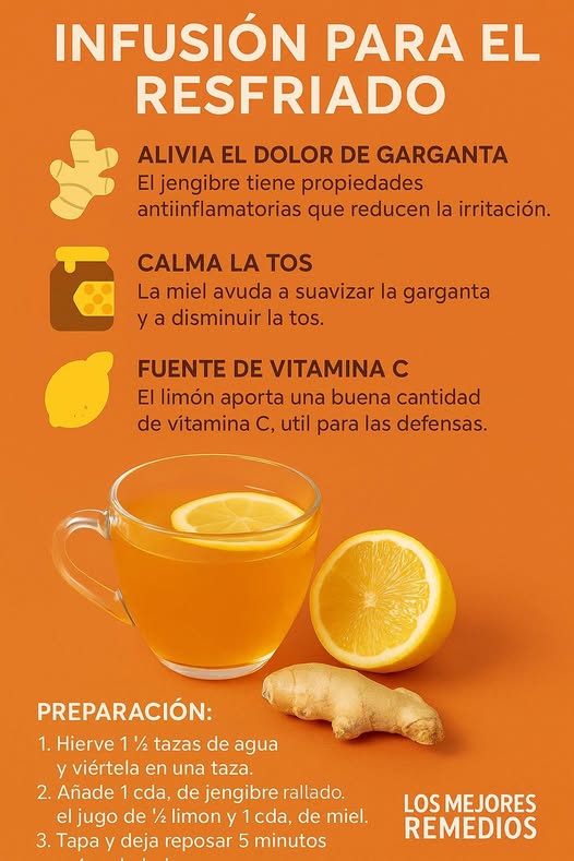 Infusión Natural para el Resfriado