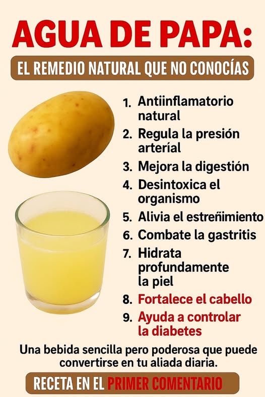 Beneficios del Agua de Papa