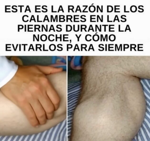 Alivio de calambres en piernas