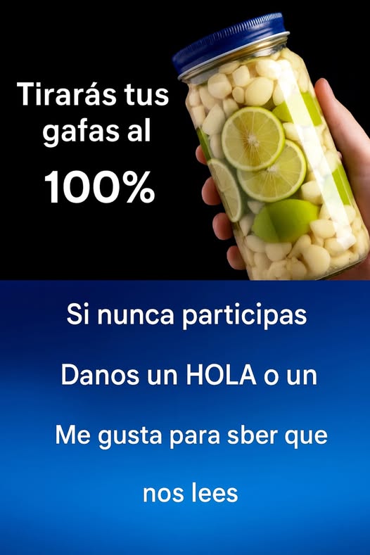 Frasco de limón y ajo