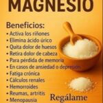 El Maravilloso Magnesio: Beneficios y Receta Energizante