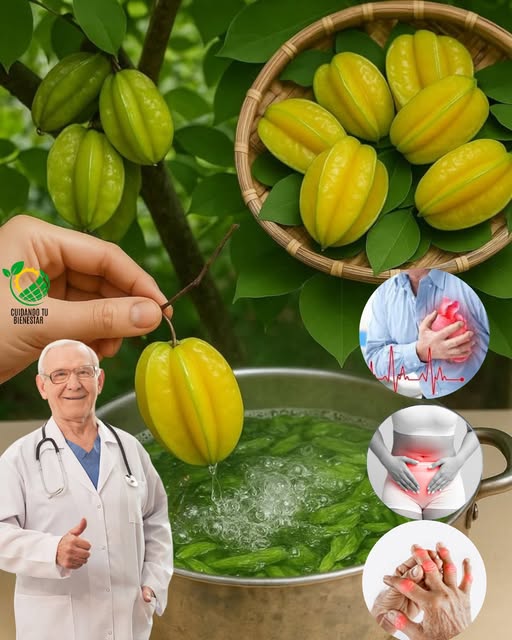 Hojas de carambola en infusión