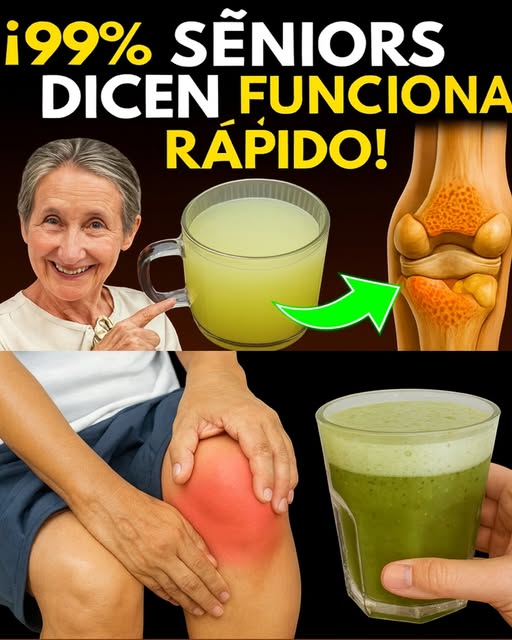 Jugo natural para el dolor de rodillas