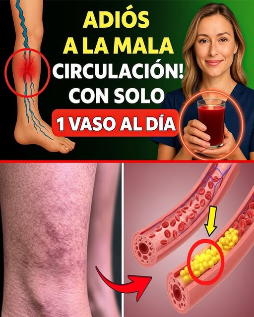 Bebida saludable para la circulación