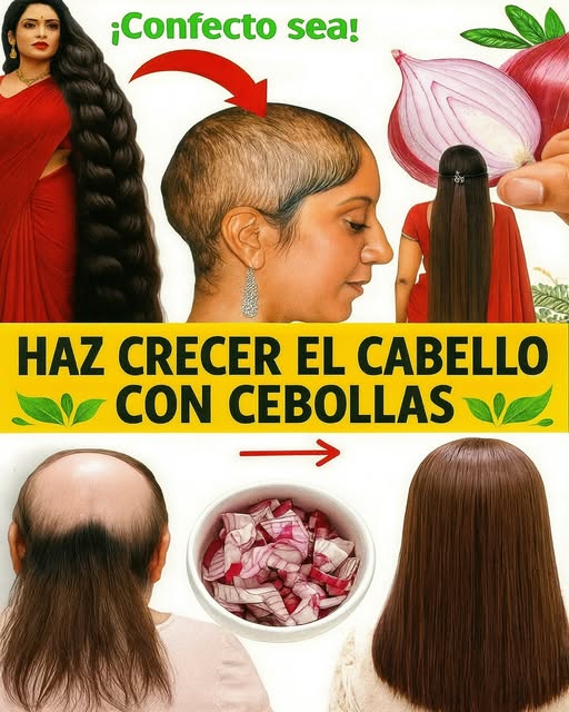 Agua de cebolla para el crecimiento del cabello