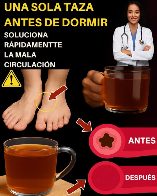 Bebida para mejorar circulación