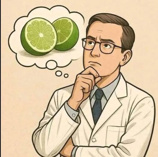 Profesional de la salud reflexionando sobre los beneficios del limón