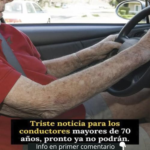 Persona mayor conduciendo un automóvil