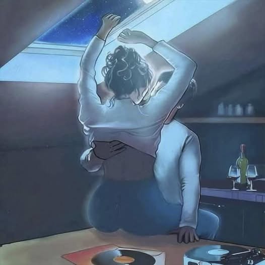 Pareja compartiendo un momento íntimo