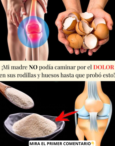 Cáscaras de huevo para el dolor de rodillas