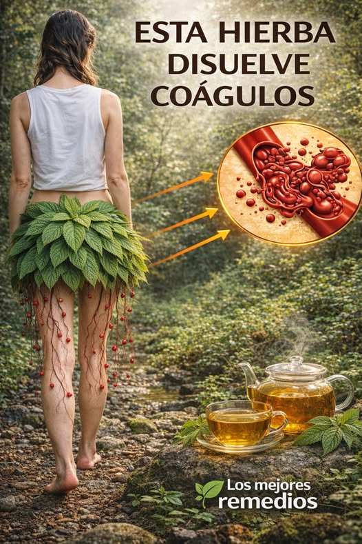 Hierba que disuelve coágulos