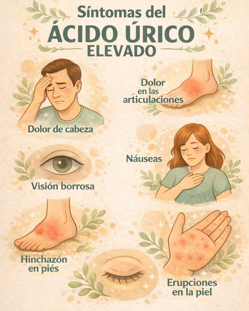 Síntomas del Ácido Úrico Elevado