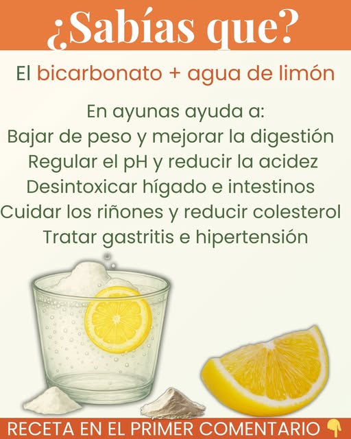 Beneficios del Bicarbonato y Limón