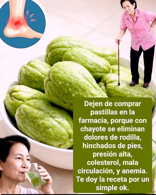 Chayote como remedio natural