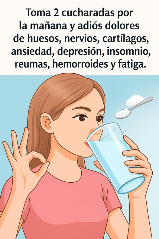 Mujer bebiendo agua con suplemento