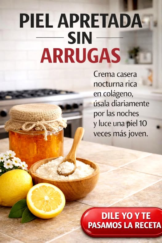 Ingredientes para la crema casera de colágeno