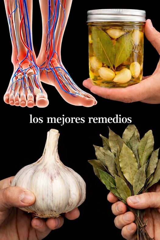 Aceite de ajo y laurel para mejorar la circulación