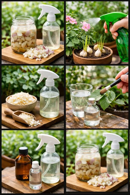 Preparación de insecticida natural con ajo
