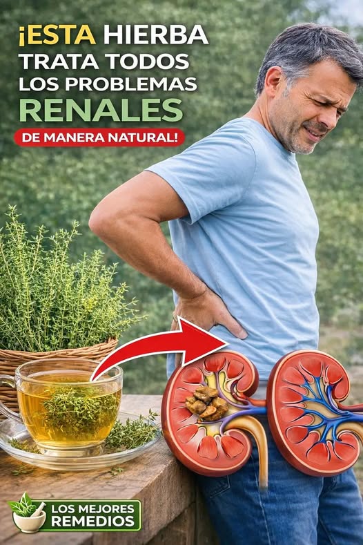 Infusión de tomillo para la salud renal