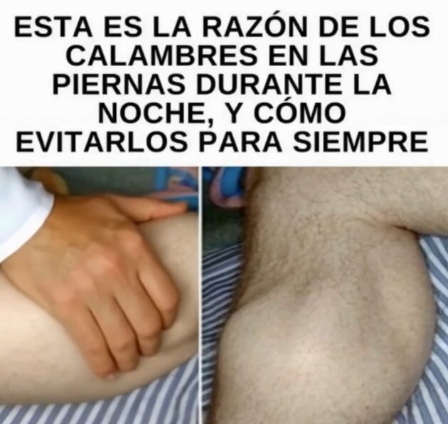 Consejos para aliviar calambres en las piernas