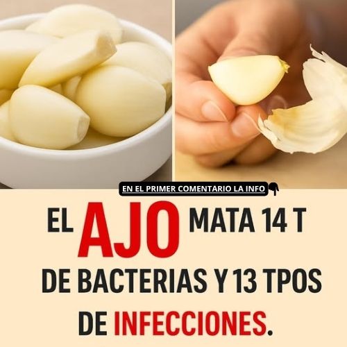 Dientes de ajo pelados