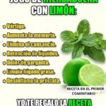 Beneficios del Jugo de Hierbabuena con Limón para la Salud