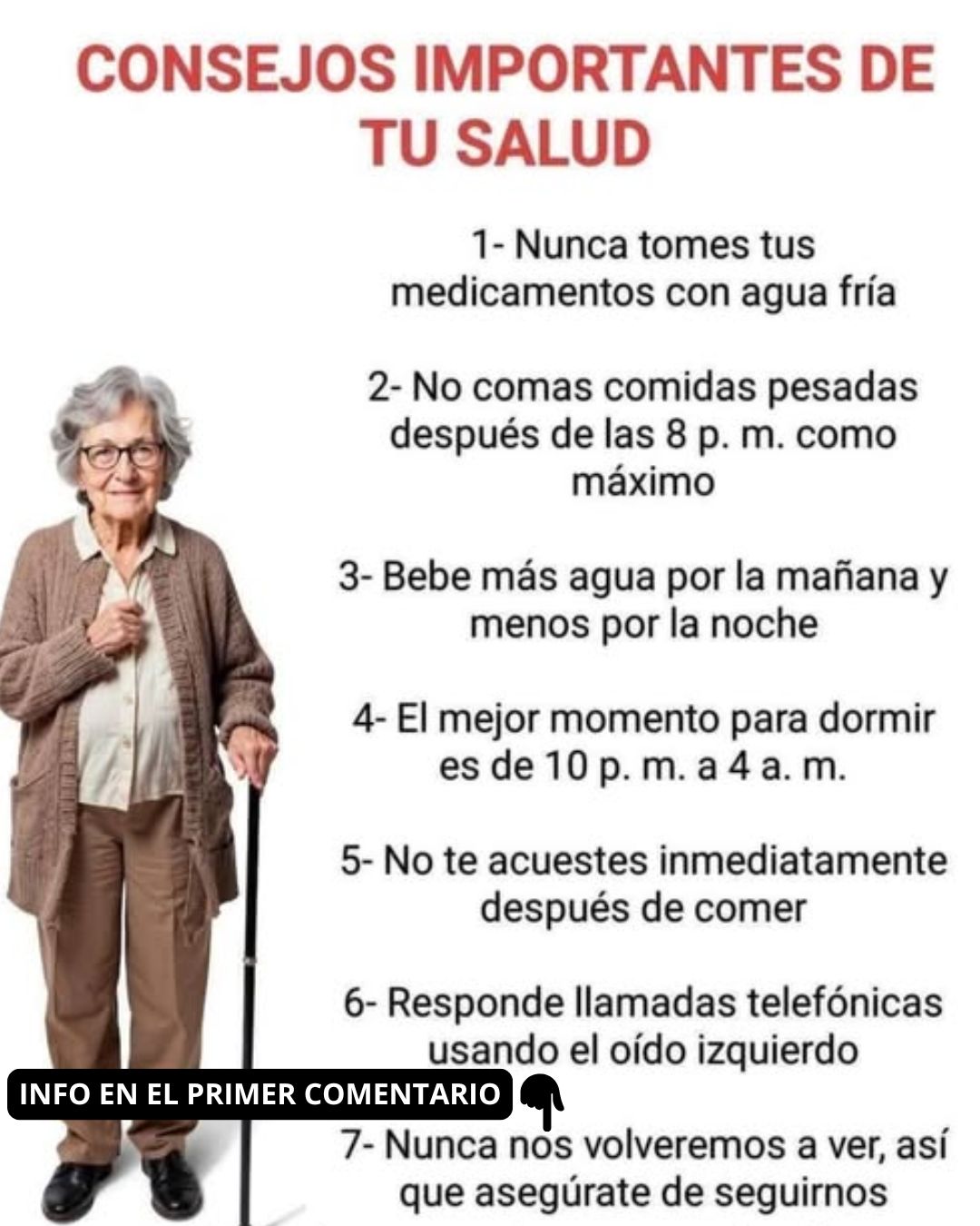 Consejos importantes de tu salud