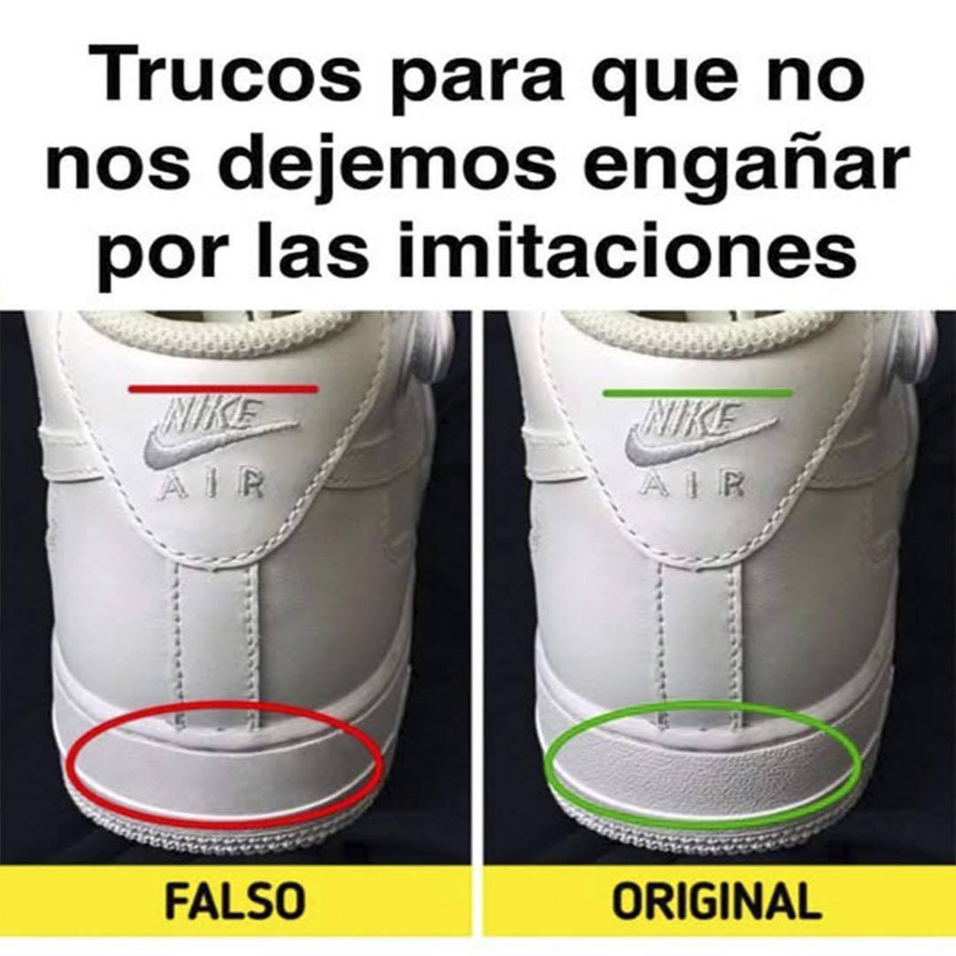 Comparativa Nike Originales vs Falsos