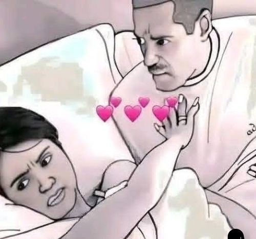 Pareja en la cama